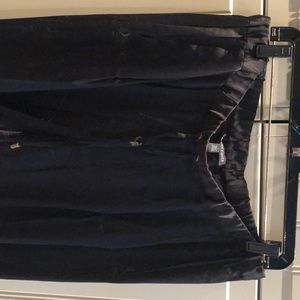 Elastic waist silk jogger